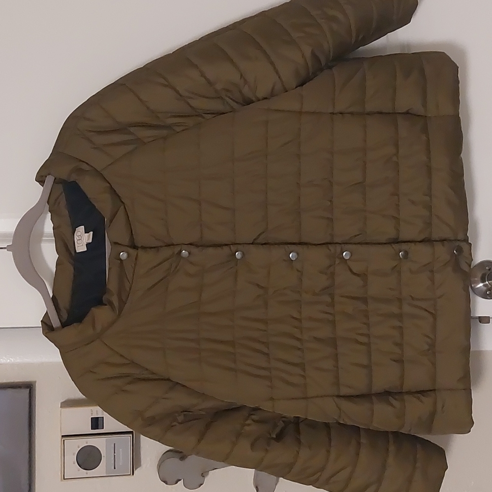Scoop Neck puffer Jacket